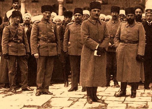Cemal Paşa, Mustafa Kemal Paşa ve Enver Paşa aynı karede