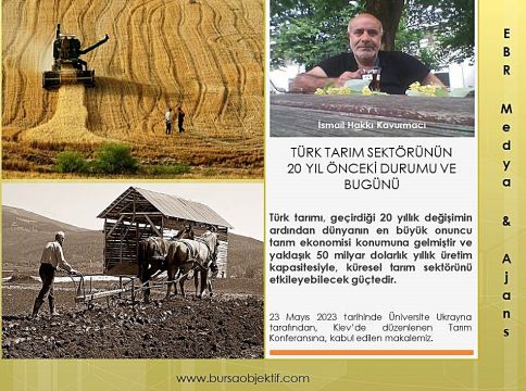 Türk Tarım Sektörünün 20 Yıl Önceki Durumu Ve Bugünü 